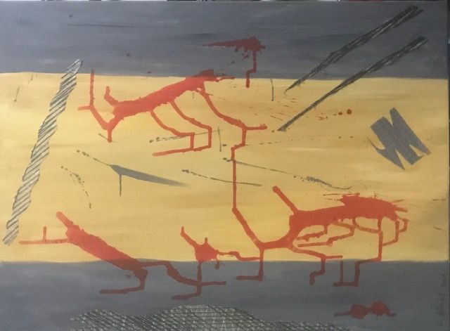 Collages titled "sails and aborigina…" by Guillermo Altadill, Original Artwork, Acrylic
