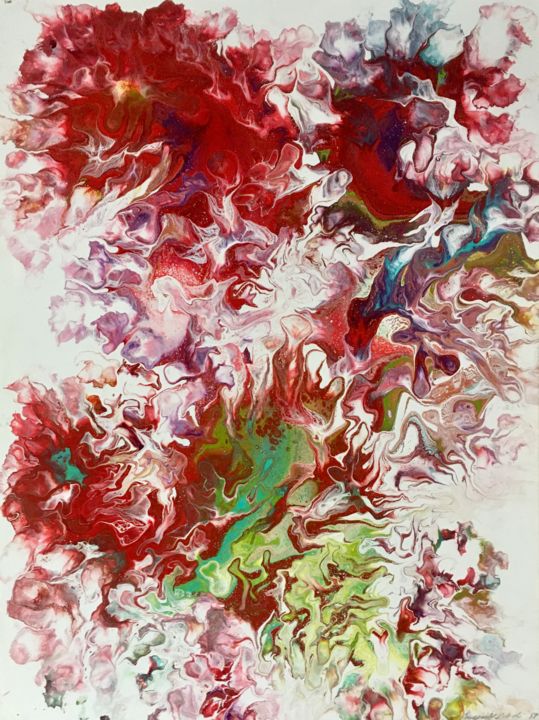 Malarstwo zatytułowany „Untitled” autorstwa Tomasz Lebiecki, Oryginalna praca, Akryl