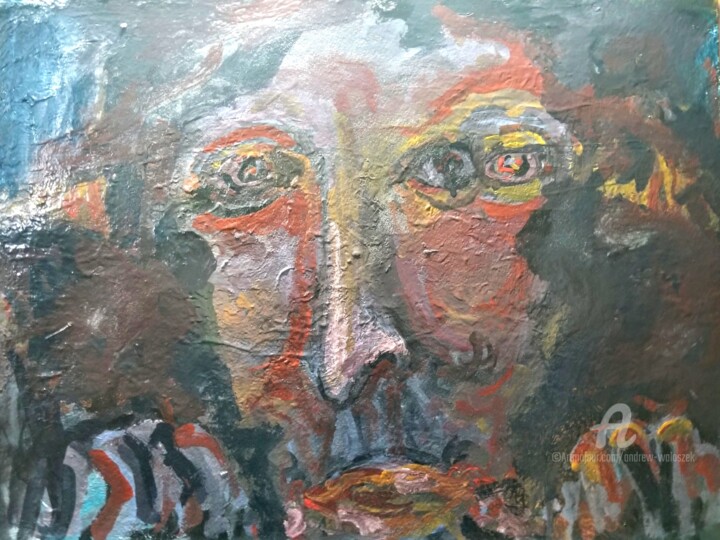 Painting titled "The Path to Sociopa…" by Andrew Walaszek, Original Artwork, Watercolor