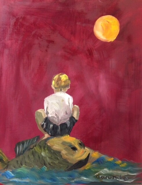 Pintura titulada "El sueño" por Mónica Caruncho Fontela, Obra de arte original, Oleo