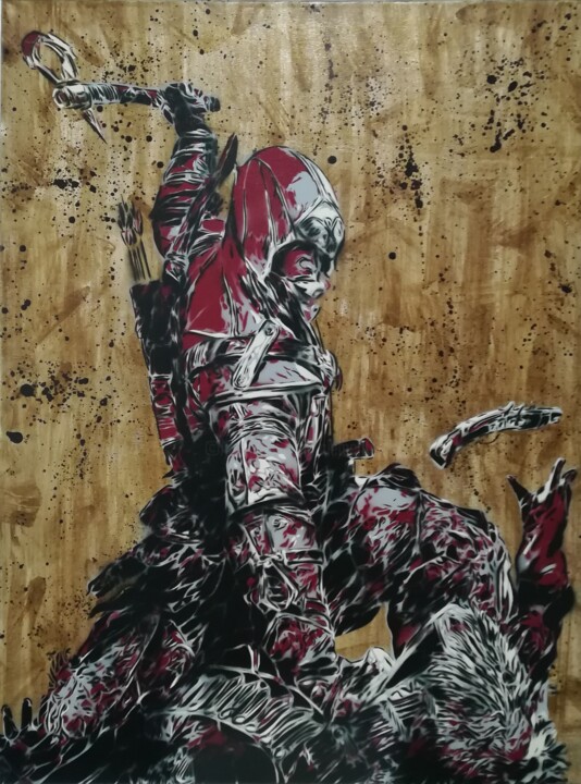 Assassins Creed 绘画, 31.5x23.6 in