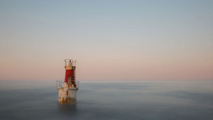 Photography titled "Lost at sea" by Philippe Holbé, Original Artwork, Digital Photography