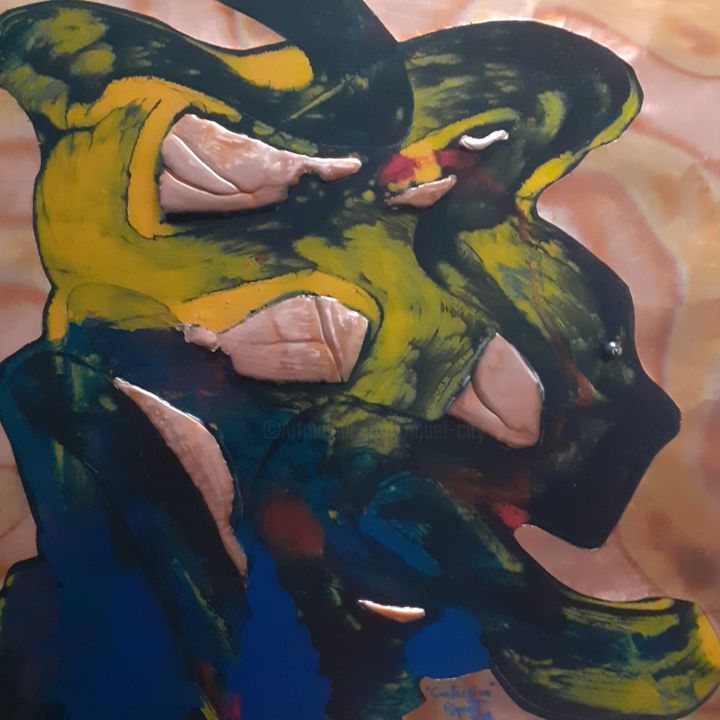 " Contorsion " 绘画, 19.7x19.7 in