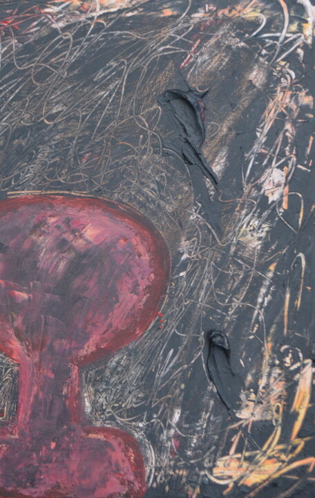 Peinture intitulée "Confused brain" par Quentin Monnet, Œuvre d'art originale, Acrylique