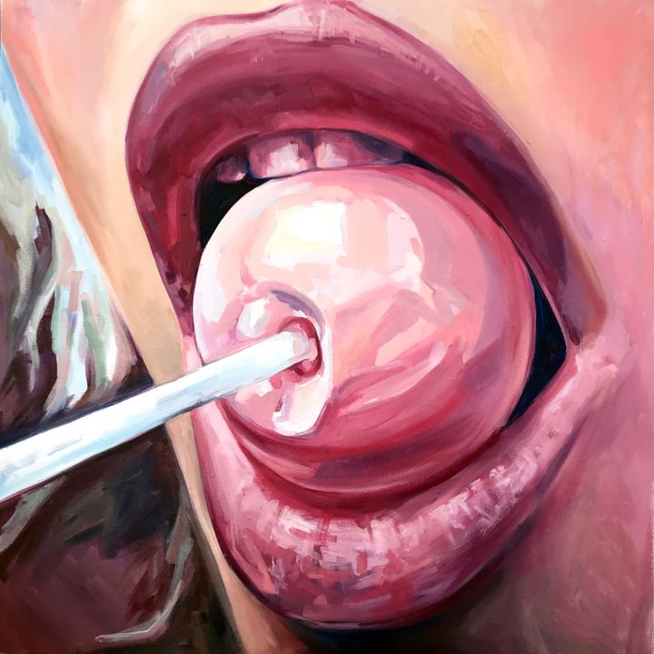 绘画,  27.6x27.6 in 