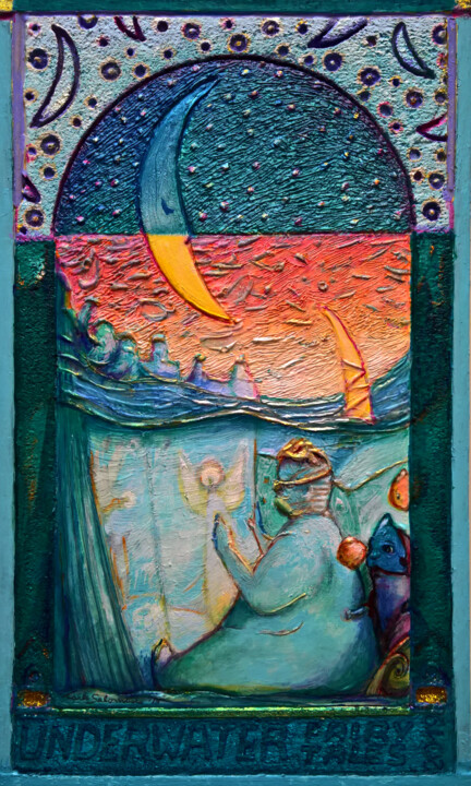 绘画,  15.9x9.5 in 