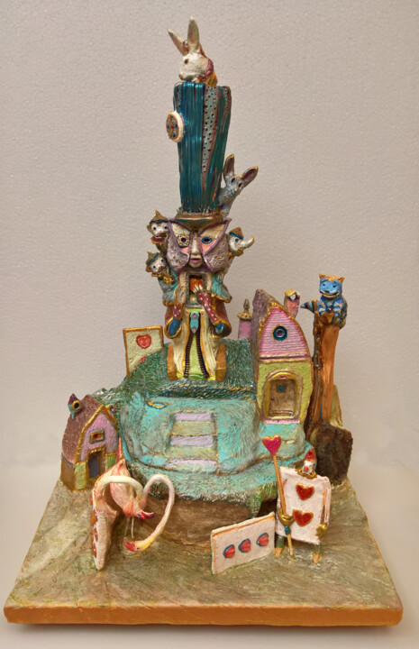 THE MAD HATTER 雕塑, 18.1x11.8 in