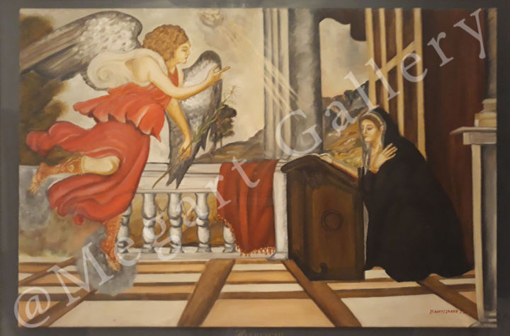 "Αναγγένηση" başlıklı Tablo Gogo Makrugiannh tarafından, Orijinal sanat, Akrilik