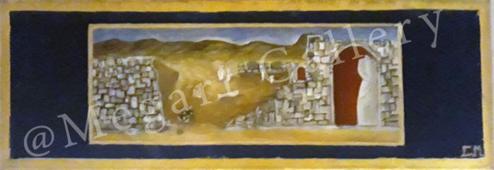 "Αρχαίκο" başlıklı Tablo Gogo Makrugiannh tarafından, Orijinal sanat, Akrilik