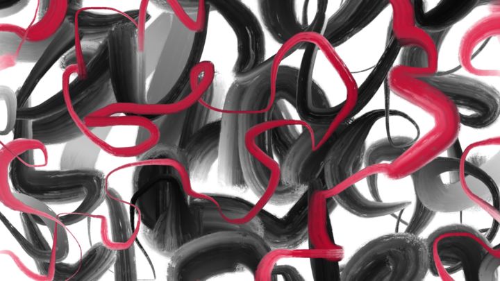 Digital Arts titled "Find What I'm Looki…" by Cila, Original Artwork, Digital Painting