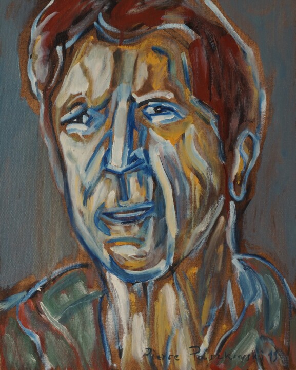 Peinture intitulée "François CLUZET" par Pierre Paszkowski, Œuvre d'art originale, Huile