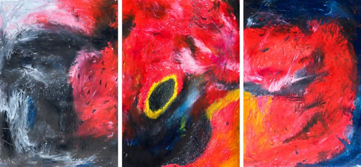 Painting titled ""I will keep you un…" by Giulio Benatti, Original Artwork, Oil