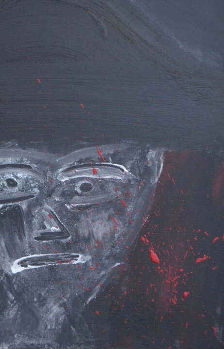 Peinture intitulée "The second soldier" par Quentin Monnet, Œuvre d'art originale, Acrylique