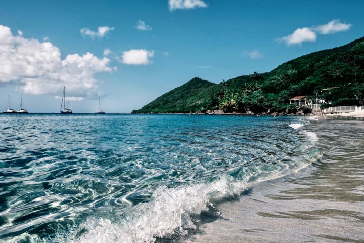 Photography titled "Grande Anse" by Anais Delphin, Original Artwork, Digital Photography
