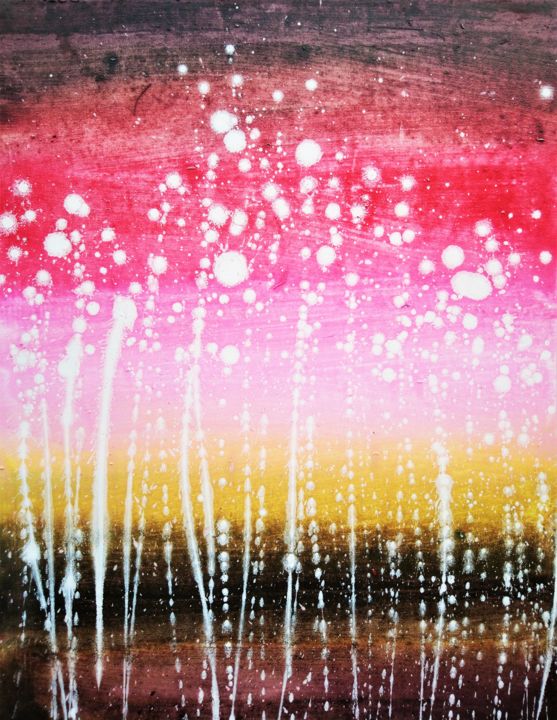 Malerei mit dem Titel "Tender moments" von Anton Rakun, Original-Kunstwerk, Acryl Auf Keilrahmen aus Holz montiert