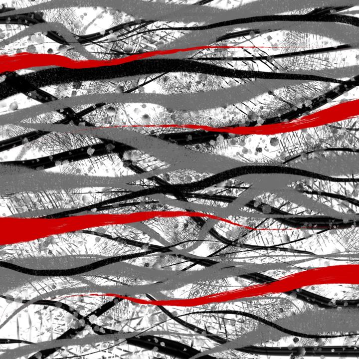 Digital Arts titled "Doutes et Evidences" by Cila, Original Artwork, Digital Painting