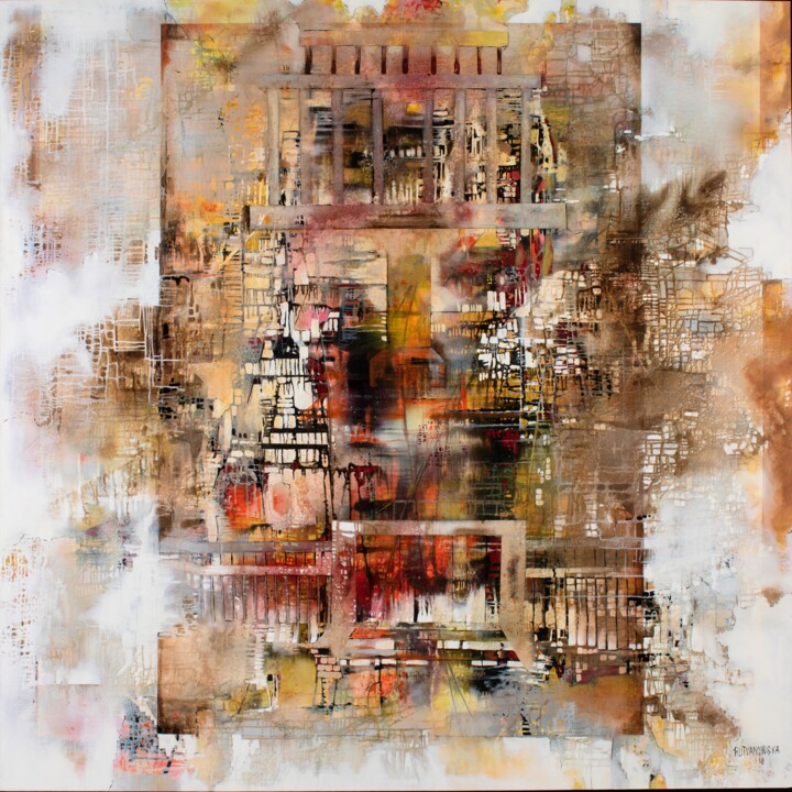 PORTE PAIX CELESTE I ou LA PLACE 1 绘画, 74.8x74.8 in