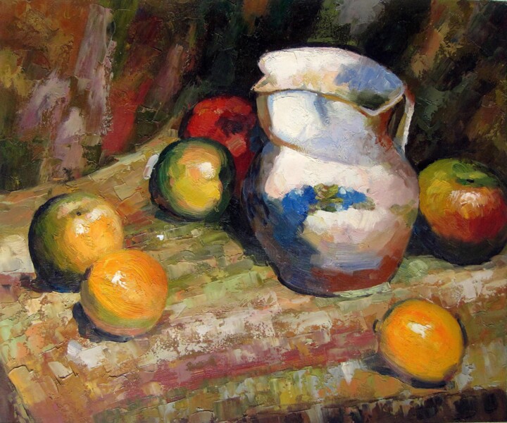 Fruit And China 109, Painting by Lermay Chang | ArtMajeur