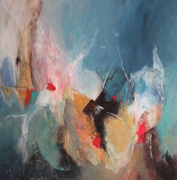 Peinture intitulée "arpège" par Danielle Dunevon, Œuvre d'art originale, Acrylique Monté sur Châssis en bois
