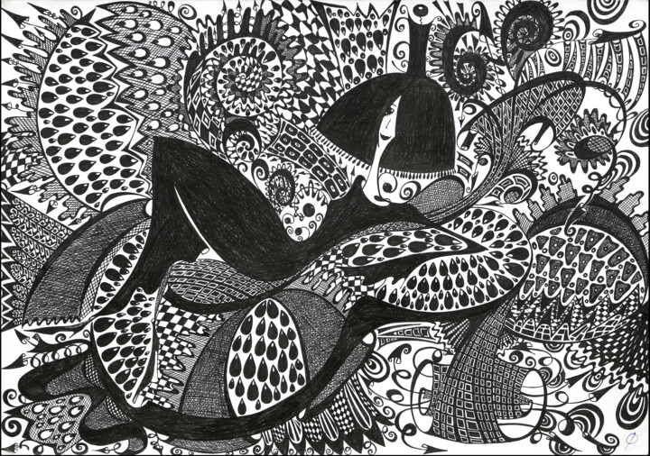 绘画,  16.5x23.2 in 