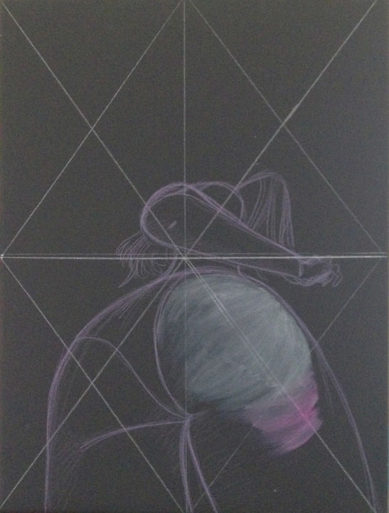 Depth 绘画, 24x18 in