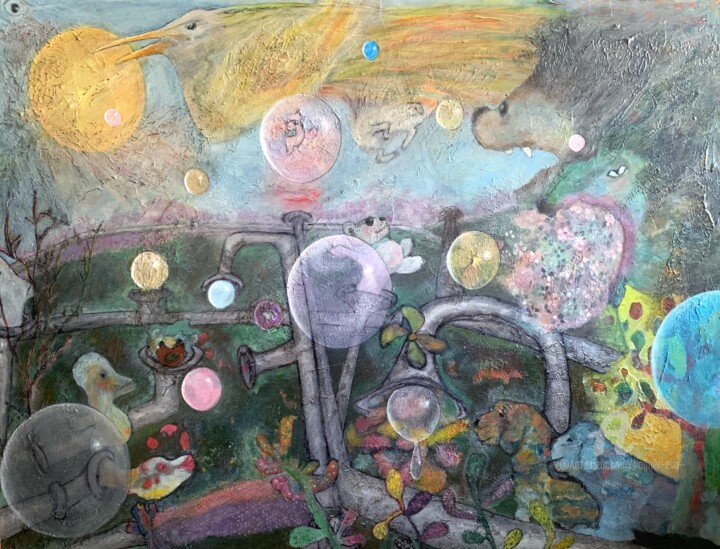 neue Welt 绘画, 27.6x39.4 in