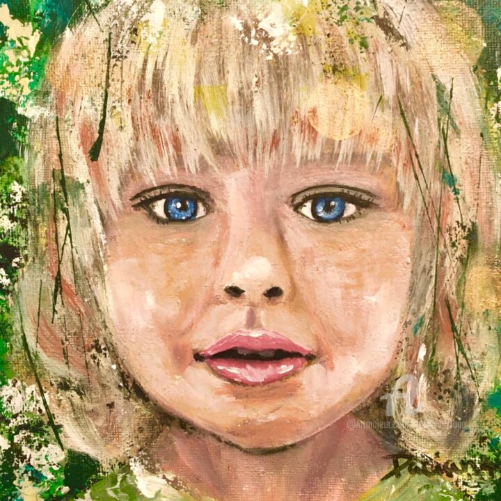 Malerei mit dem Titel "Jan" von Daciana, Original-Kunstwerk, Acryl