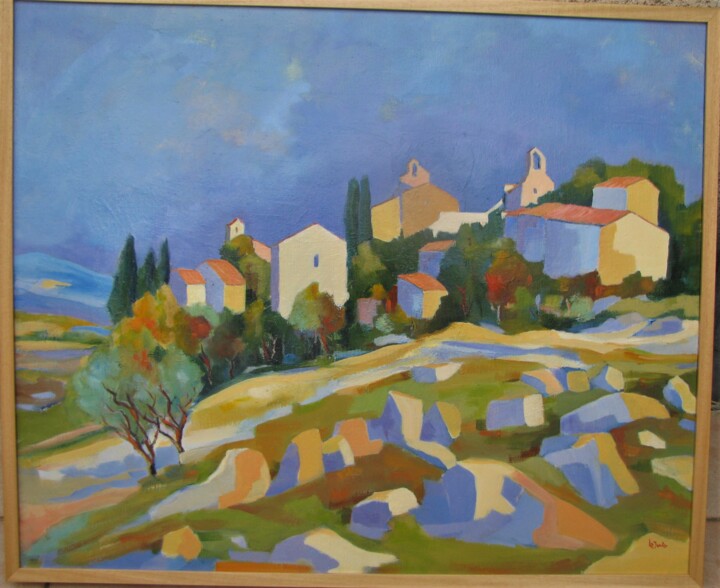 Œuvre présentée encadrée