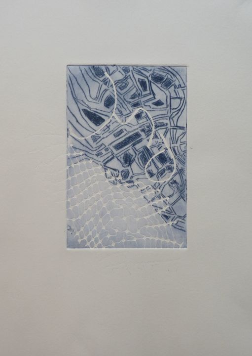 Itinéraire 5 Printmaking, 11.8x9.5 in