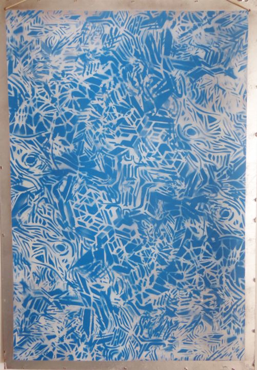 绘画 标题为“lucid dream” 由Oscar Sabarïn, 原创艺术品, 喷漆