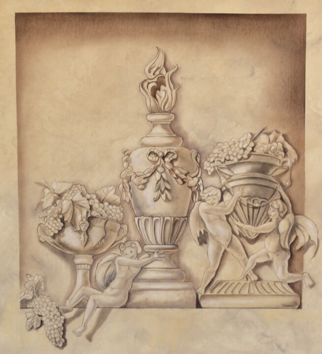 ANGES 绘画, 31.5x27.6 in