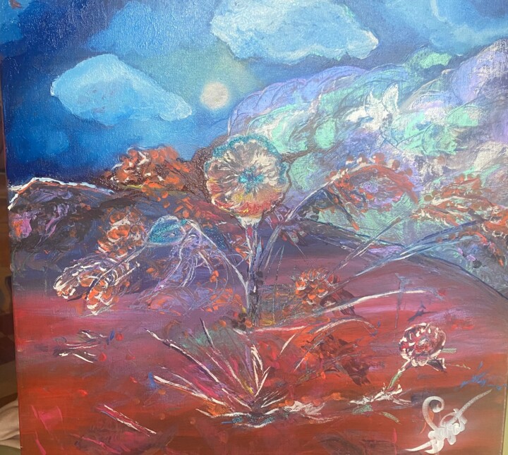 绘画 标题为“J’ai rêvé” 由Severine Boucard (Severine Neyrat), 原创艺术品, 油