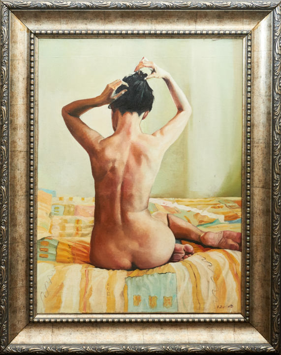 Pittura intitolato "Morning" da Andrey Lipko, Opera d'arte originale, Olio