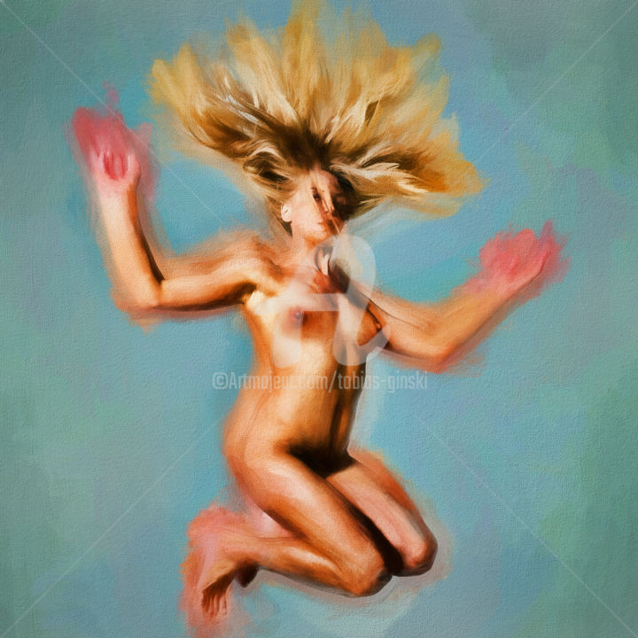 Digital Arts titled "Cornelia 06" by Tobias Ginski, Original Artwork, Digital Painting