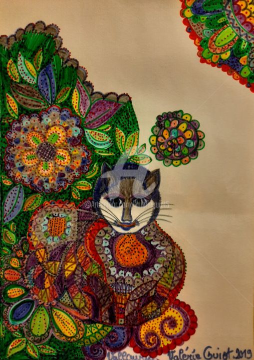 Le chat Corse . Collection numéro 4. 图画, 11.4x8.3 in