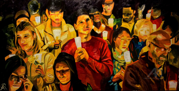 Hope 绘画, 23.6x47.2 in