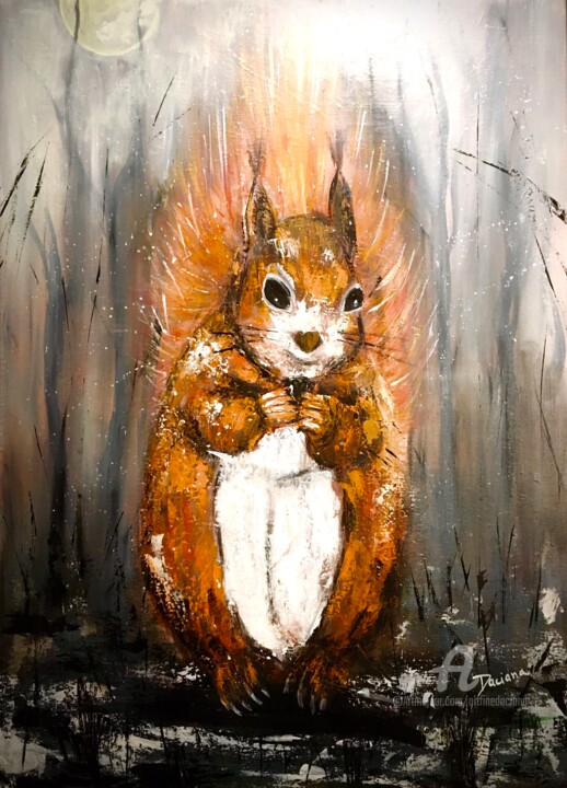 Pintura titulada "It’s mine" por Daciana, Obra de arte original, Acrílico