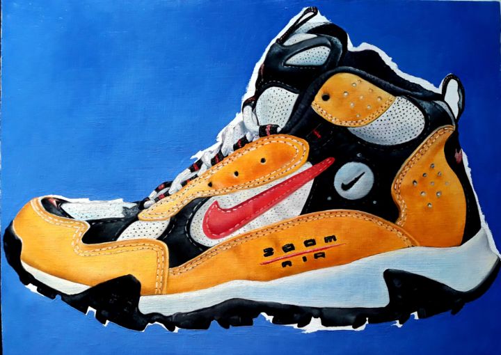 Nike Zoom Terra Sertig ,90S, Painting by Sergio Rivera Martinez