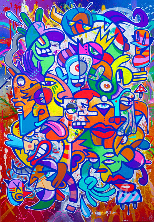 Color life 绘画, 39.4x27.6 in