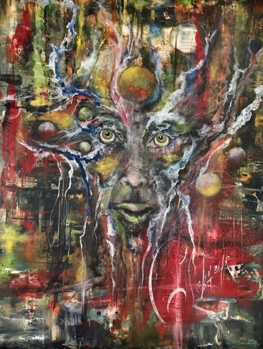 Synthèse 绘画, 35.4x27.6 in