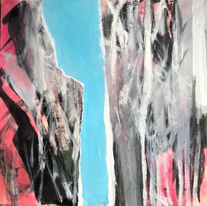RACINES/3 - l'arbre qui cache la forêt 绘画, 31.5x31.5 in