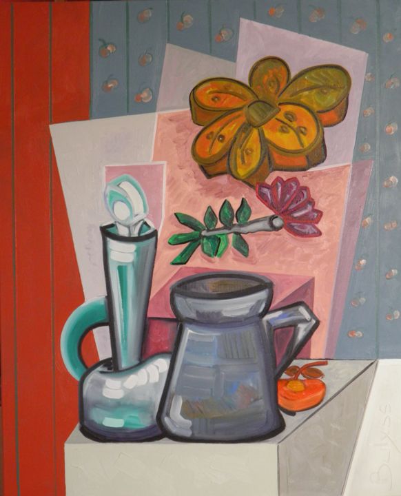 Peinture intitulée "De grès en Grès" par Marc Bulyss, Œuvre d'art originale, Huile