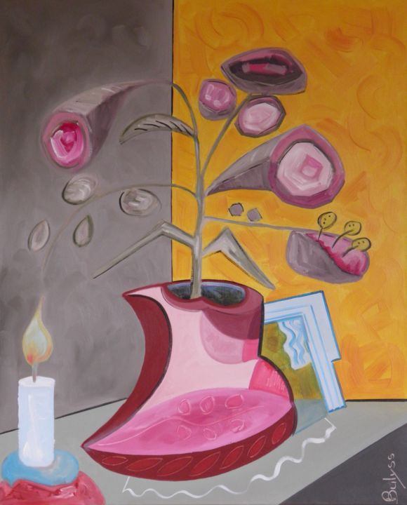 Fleurs d'osnéronis 绘画, 39.4x31.9 in