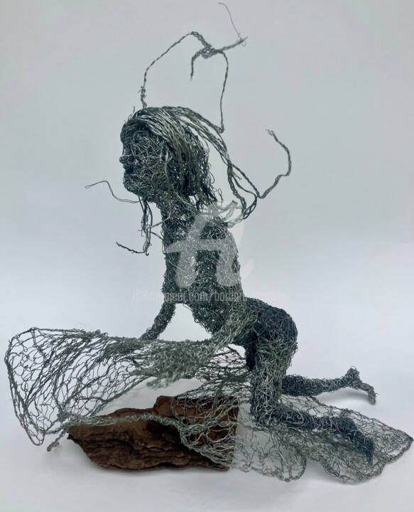 Esprit de la forêt 雕塑, 10.6x11.8 in