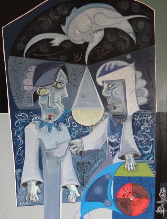 Le Sacre d'Antonov 绘画, 51.2x39.4 in