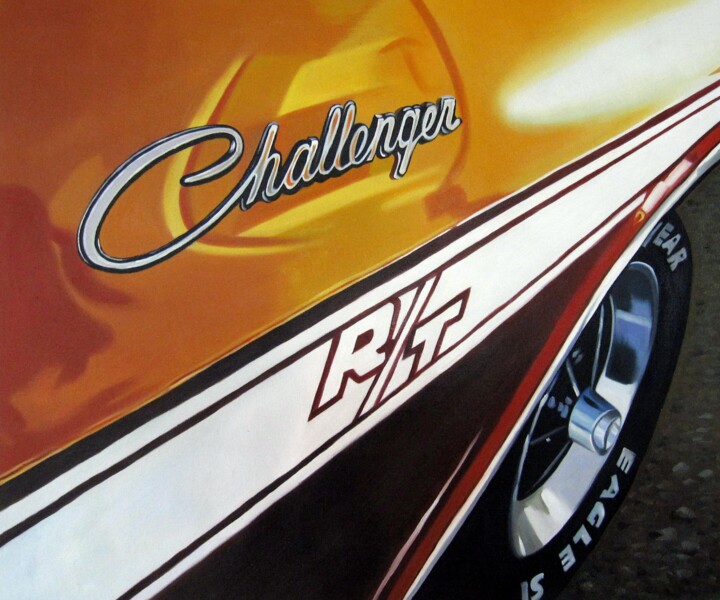 Challenger 001 绘画, 19.7x23.6 in