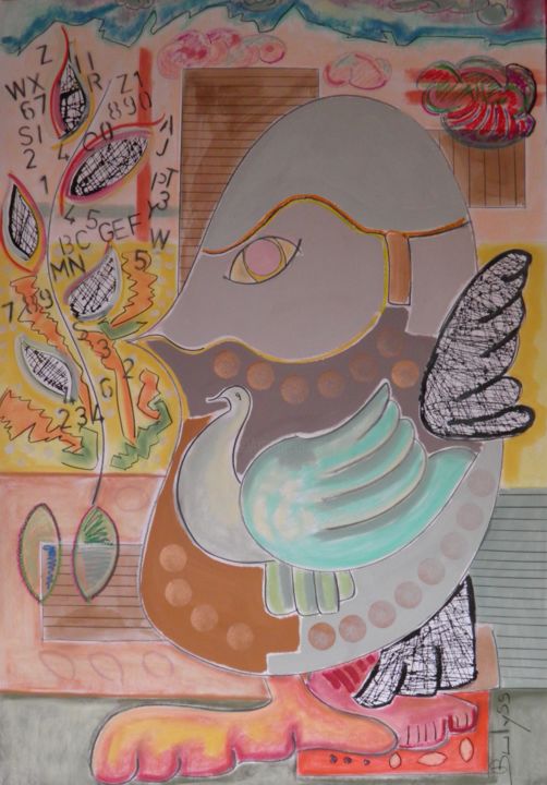 Chick of Tubernute 图画, 47.2x31.5 in