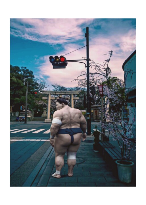 Before the Fight II 数字艺术, 27.6x19.7 in