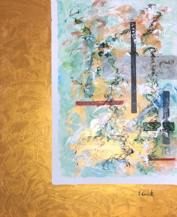 Painting titled "Splendorous Daybreak" by Elisa Cook Benbassat Bassat, Original Artwork, Acrylic