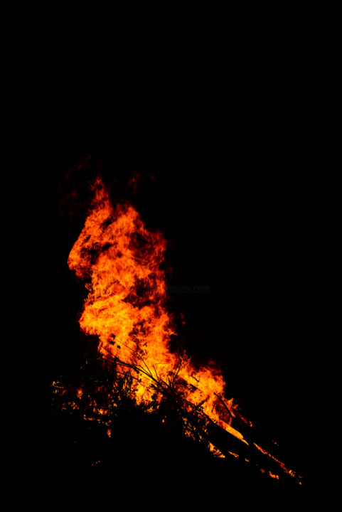 Photography titled "Faces of fire. The…" by Aleksandr Klimkin, Original Artwork, Digital Photography